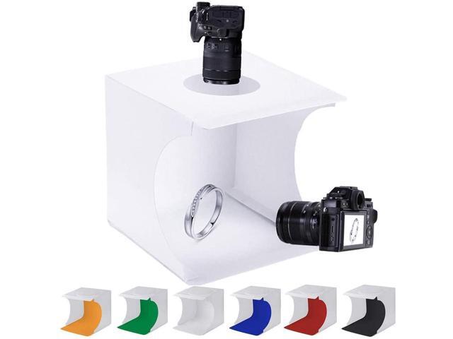 SENLIXIN Photo Studio Tent Jewelry Light Box Kit Portable Foldable Home Photography Studio Light Box Booth Shooting Tent with LED Light Strips