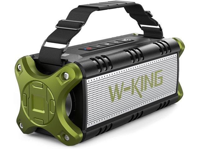 Bluetooth Speaker W-KING 50W Super Loud Portable Bluetooth Speaker Waterproof IPX6 with 8000mAh Power Bank/Punchy Bass/TWS Outdoor Bluetooth 50