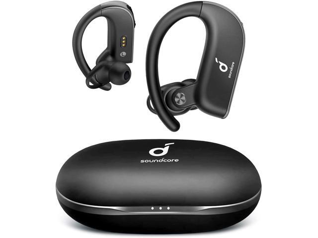Anker Soundcore Spirit X2 True Wireless Earbuds Body-Moving Bass IP68 Sweatproof 36H Playtime Fast Charge Secure Earhooks Bluetooth 5 CVC