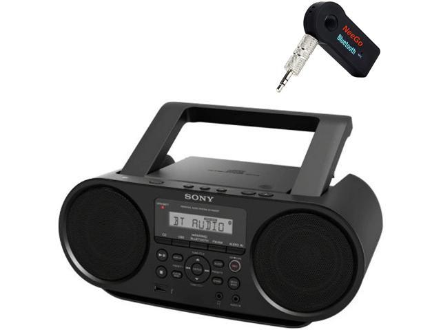 Sony Bluetooth Portable Cd Player Stereo Sound System Bundle/Digital Tuner AM/FM Radio Cd Player Mega Bass Reflex Stereo Sound System Included A