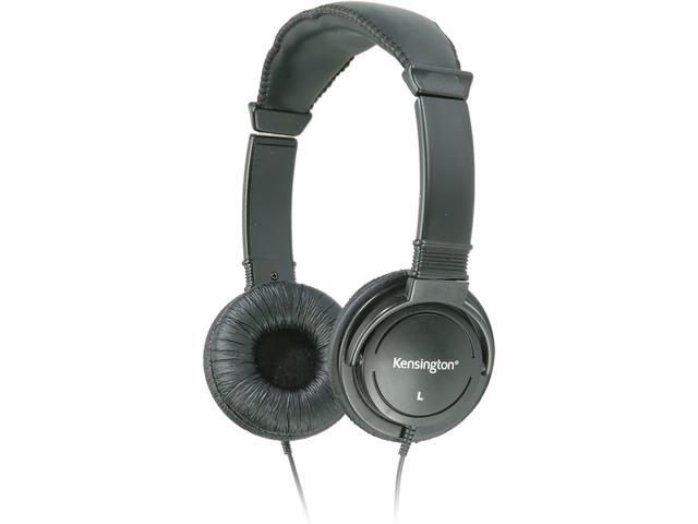 Kensington Hi-Fi On-Ear Headphones with 9-Foot Cord (K33137)Black