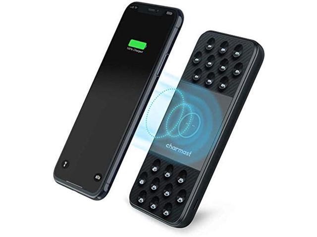 Charmast Wireless Power Bank 10000mAh 10W Qi Fast Charging Portable Charger with Suction Cup Wireless 18W USB C Power Delivery PD Quick Charge