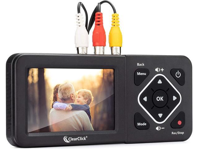 ClearClick Video to Digital Converter 20 (Second Generation) - Record Video from VCR's VHS Tapes AV RCA Hi8 Camcorder DVD Gaming Systems