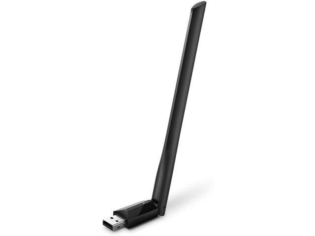 TP-Link AC600 USB WiFi Adapter for PC (Archer T2U Plus)- Wireless Network Adapter for Desktop with 24GHz 5GHz High Gain Dual Band 5dBi Antenna