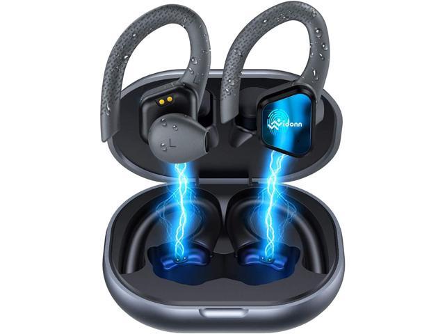 True Wireless Earbuds Bluetooth Headphones- Vidonn Running Headphones Wireless Earphones with Touch Control TWS Over-Ear Sport Earbuds with