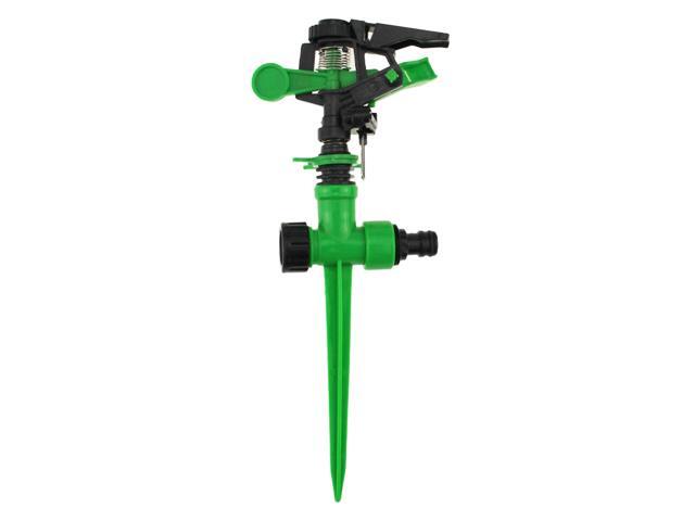 Impulse 360 Degree Rotating Sprayer Garden Sprinklers Arm Sprayer with Pin Plastic Irrigation Sprayer Controllable Angle Sprayer (Light Green)