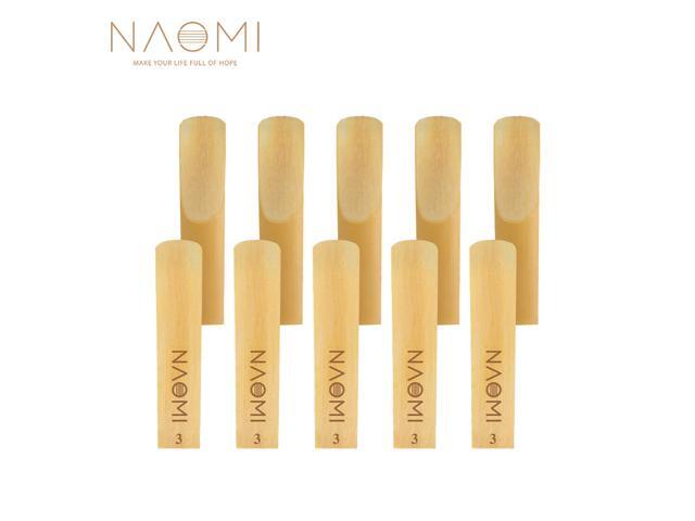NAOMI 10pcs/1pack Sax Reeds Strength 20 Alto bE Saxophone Reeds Lade Wind Instrument Accessories-3