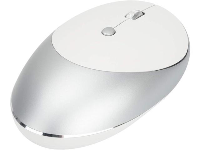 Norche 24G Wireless Mouse with USB Nano Receiver for Laptop Mac and PC (Silver)