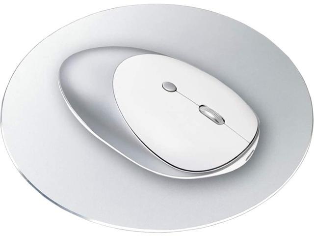 Wireless Bluetooth Mouse 5 Years Battery Life 1 Mouse Control 3 Devices Noiseless Portable Mouse with Aluminum Pad for All PCs Laptops Tablets