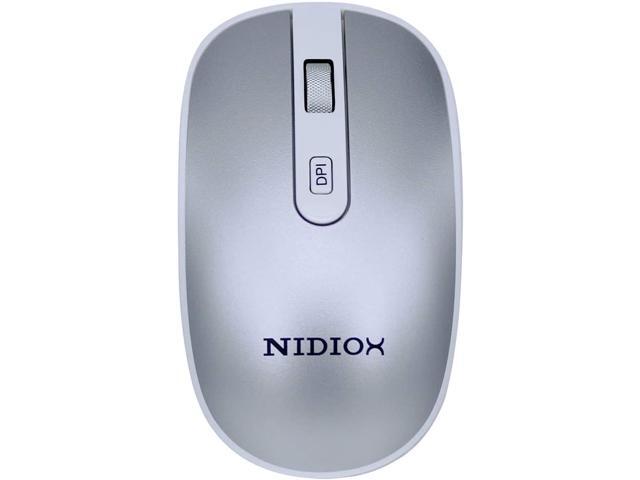 Nidiox S10 Wireless Mouse Bluetooth Mouse 24G Portable Mobile Computer Mouse with USB Nano Receiver for Notebook PC Laptop Computer MacBook and