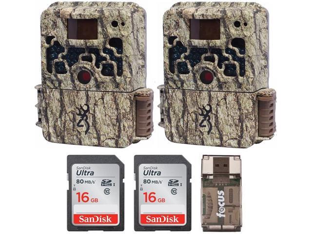 Browning Trail Cameras Strike Force Extreme 16 MP Game Camera Kits with 16GB SD Card and Focus USB Reader