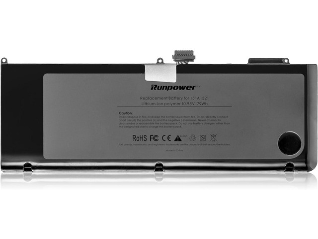 Batteria Apple A1321 Per MacBook Pro 15" 2009/2010 – 77.5Wh, 6 Celle, Li-Polymer