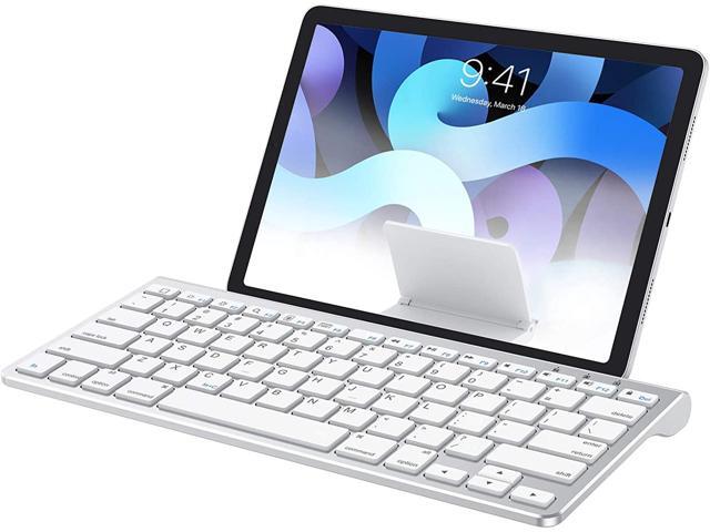 OMOTON Keyboard Compatible with iPad(Sliding Stand) Wireless Bluetooth Keyboard for iPad Air 4 iPad 102(8th/ 7th Gen) and More[Stand NOT for