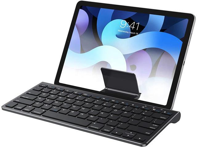 OMOTON Keyboard Compatible with iPad(Sliding Stand) Wireless Bluetooth Keyboard for iPad Air 4 iPad 102(8th/ 7th Gen) and More[Stand NOT for