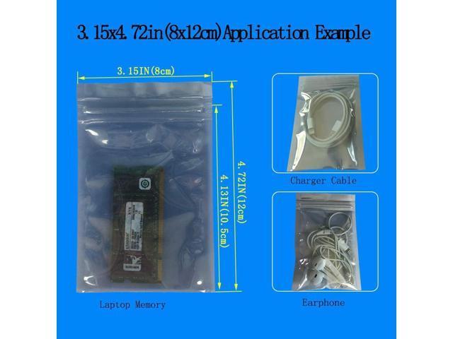 Daarcin Anti Static Bags,ESD Bags,30pcs Mixed Sizes Antistatic Resealable  Bags for 3.5 Hard Drive, 2.5 Solid State Drive,with Labels, ESD Shielding