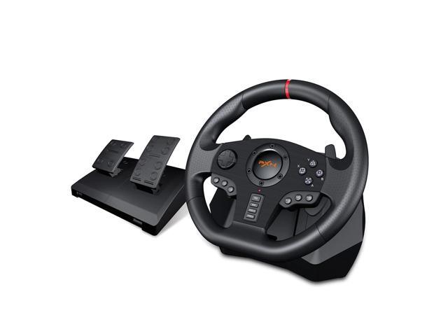 PXN V900 Game Steering Wheel for Switch PS3 Gaming Controller for Computer PC USB Vibration Game Accessories for Car Race Games