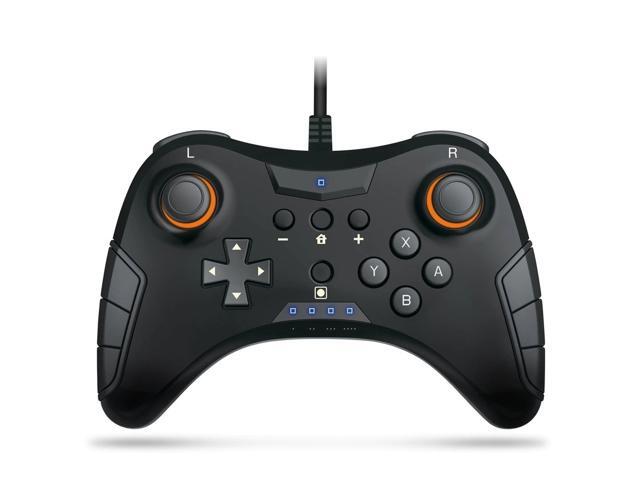 TNS-901 For Nintendo Switch Pro Wired Gamepad Controller USB Cable Wired Game Controller NS Pro Gamepads+Type-C to USB adapter