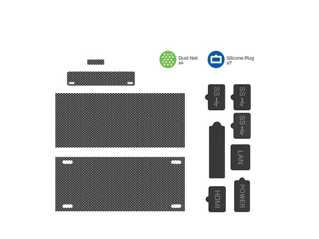 for XboxSeries X/S Host Dust Plug for XSX Game Machine Simple Dust Net Set for Xbox Series X Host Machine Case Games Accessories