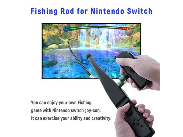 for Nintendo Switch for Joy-Con Controller Handheld Game Handgrip Handle Joypad Stand Holder Fishing Rod Pole Game Accessories