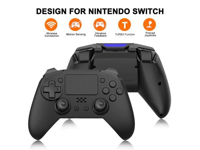 bluetooth Wireless Dual Vibration Gamepad for PS4 for Switch Game Console Six-axis Somatosensory Game Controller 600mAh Gamepads