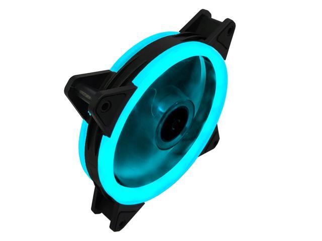 Coolmoon SGQ Case Fan 120mm DC 12V Silent Internal and Extermal Light Emitting LED Computer Case Cooler Fan