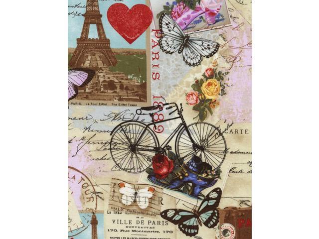 April in Paris~Antique Cotton Fabric by Timeless Treasures