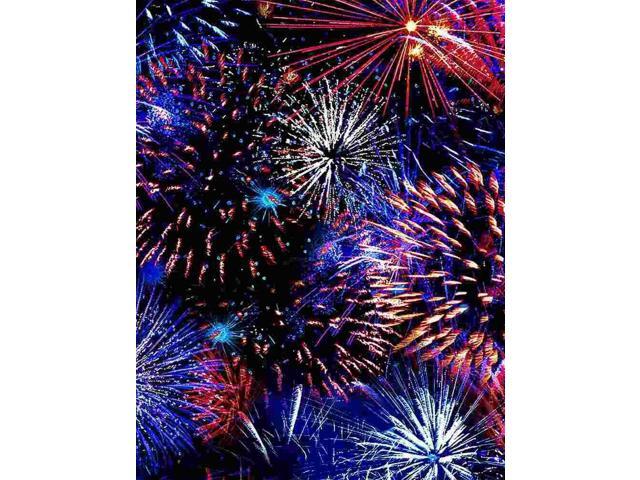 Fireworks Patriotic Freedom USA Cotton Fabric by Timeless Treasures