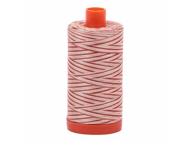 Aurifil 4656 Variegated 50W 1422 yd Dk/Lt Red Mako Cotton Thread