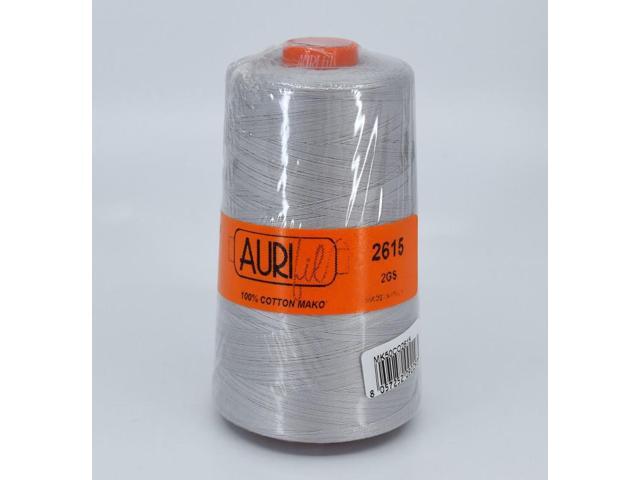 Aurifil 2615 Aluminum Large Spool Cotton Thread Quilt Sewing50 Wt Mako6452 Yds