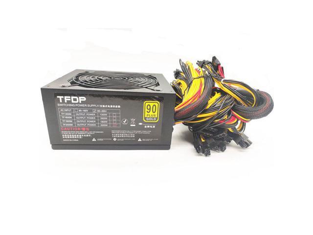 2000W ATX 24PIN PC Computer Power Supply For PC Mining Rig PSU Pc power source Desks Gaming computers BTC ETH LTC 8 GPU