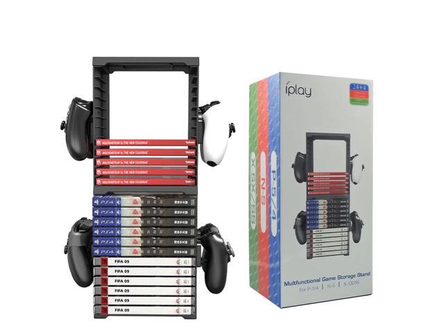 For PS5 Game CD Box Disc Rack Storage Rack for PS5 PS4 XBOX Series X Xbox One Switch Host Disc Multfuntional Game Storeage Stand