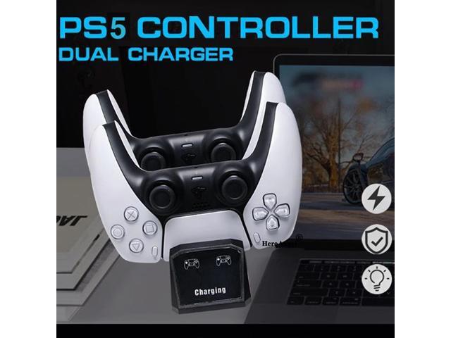 Dual Charging Dock For PS5 Controller Handle Fast Charger Station Stand with LED Indicators for SONY Play Station 5 Gamepad