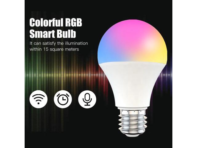 WiFi Lamp Smart Bulb E27 LED Light App Remote Control Dimmable Lamp Voice Control For Alexa/Google B22 E27 LED Bulb