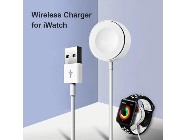 Auto Stop Portable Aluminum Alloy USB Home Charging Cable Pad Magnetic Fast Wireless Charger Desktop For Smart Iwatch 5 4 3 2 1