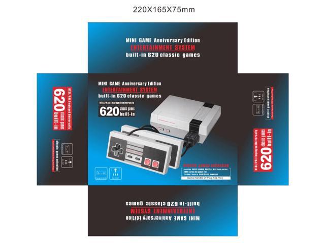 Pop Mini TV Game Console Support 8 Bit Retro Video Game Console Built-In 620 Games Handheld Gaming Player