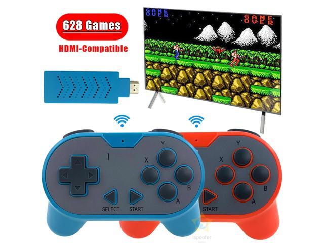 Classic Mini Home HD TV Game Console Retro Handheld Video Console Built in 628 games Two players With Retail box