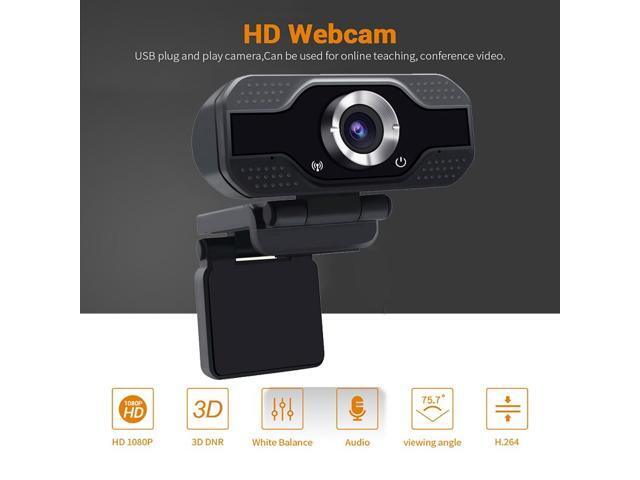 HD 1080P Webcam USB Video Recording USB Digital Online Classes Video Calling Computer Video Conference Work Laptop Webcam Camera