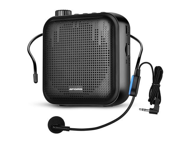 Portable Voice Amplifier Megaphone Mini Audio Speaker With Microphone Rechargeable Ultralight Loudspeaker For Teachers