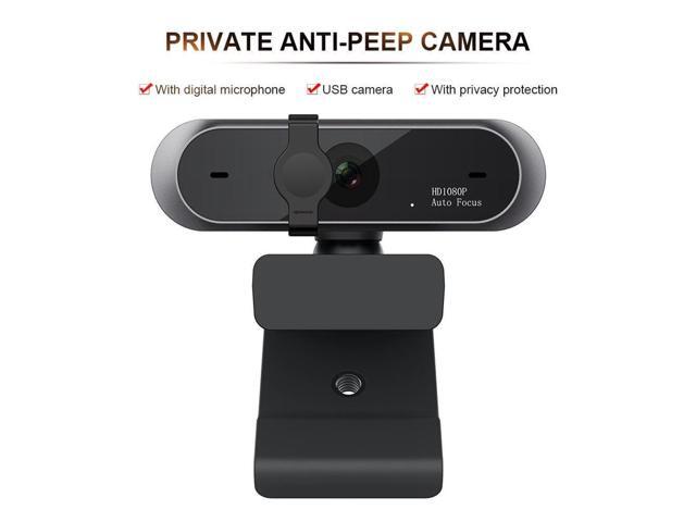 Webcam 1080P HD Web Cam Auto Focus Computer cam Built-in Microphone Privacy Cover Office meeting Speaker USB Video Web Cam