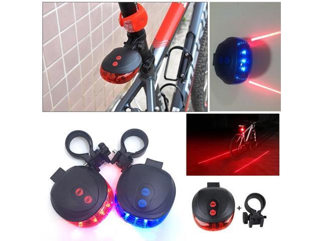 1pcs Bicycle Rear Light LED Bicycle Warning TailLight Outdoor Waterproof Light Night Portable Rear Light Battery Powered