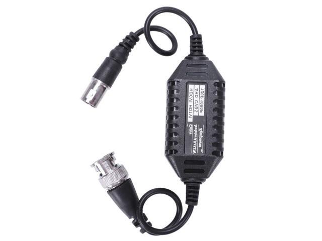 Coaxial Video Ground Loop Isolator Balun BNC Male to Female for CCTV Camera