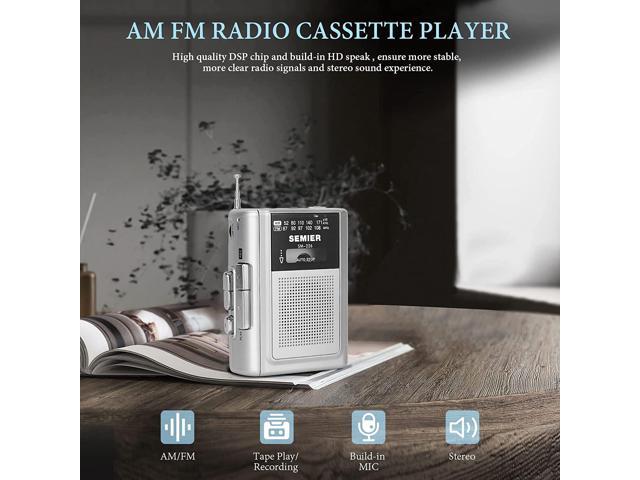 Byron Statics Portable Cassette Players Recorders With FM - View #7