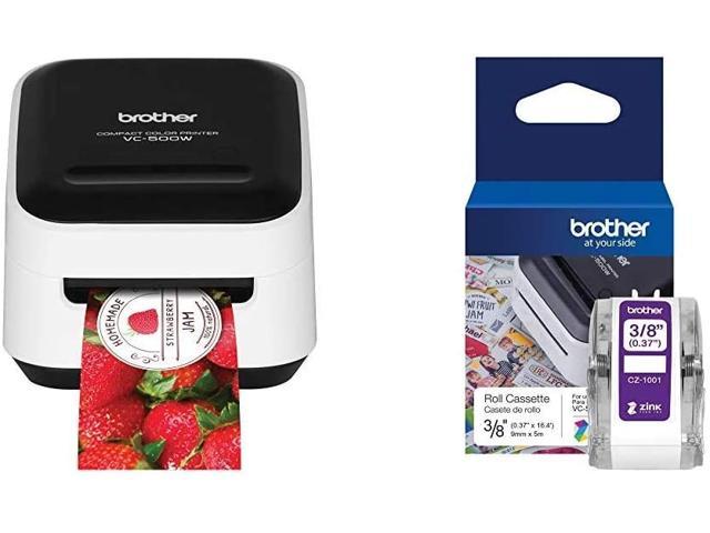 NeweggBusiness - Brother VC500W Wireless Compact Color Label & Photo Printer