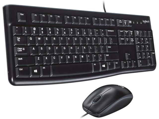 Logitech Desktop MK120 USB Mouse and Keyboard Combo