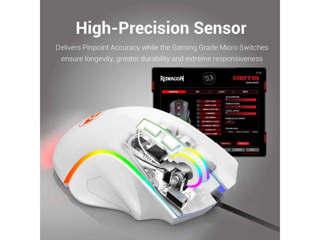 NeweggBusiness - M602 RGB Wired Gaming Mouse RGB Spectrum Backlit