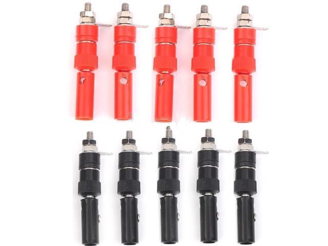 10pcs 4mm Binding Post Speaker Terminal Banana Plug Socket Jack Connectors Adapter For Mechanical Equipment Lamp Model Toy