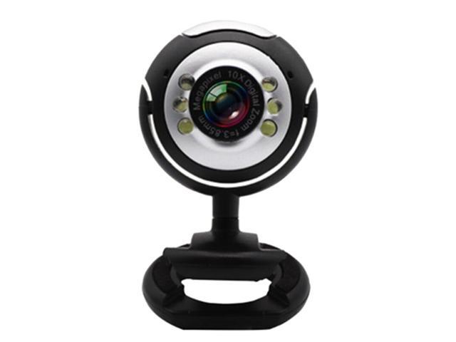 USB Video Computer Camera Six Lights Night Vision Non Drive Clip Camera HD Camera Network
