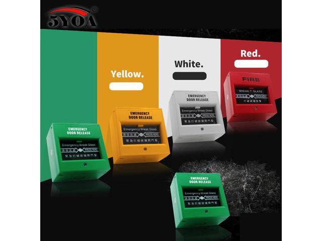 Emergency Door Release Glass Break Alarm Button Fire Alarm swtich Break Glass Exit Release Switch