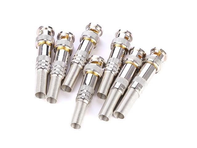 5 pcs BNC male solderless BNC connector for security cctv camera system welding