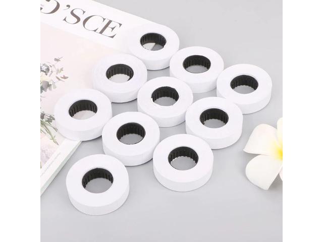 10 Rolls Price Label Paper Refill Tag Mark Sticker Double Row For MX-6600 Labeller Gun